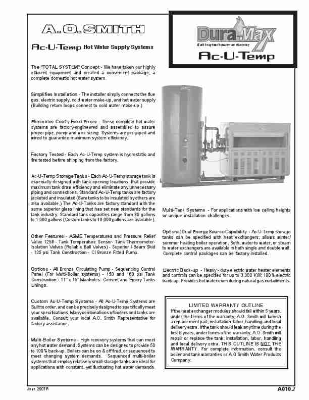 A O  Smith Water Heater AJH - 1000A - P-page_pdf
